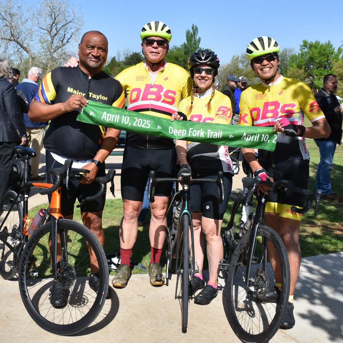 okcparks's tweet photo. We were so excited to open the first three phases of the Deep Fork Trail on Thursday. Thanks to everyone who came out! 🚲👟💚 We aren't done yet! Learn more about the project here: https://t.co/72G3SPaDzT
#OKC #OKCParks #BikeOKC #RunOKC #OKCTrails #DeepFork #DeepForkTrail https://t.co/GWqrMRSGIg