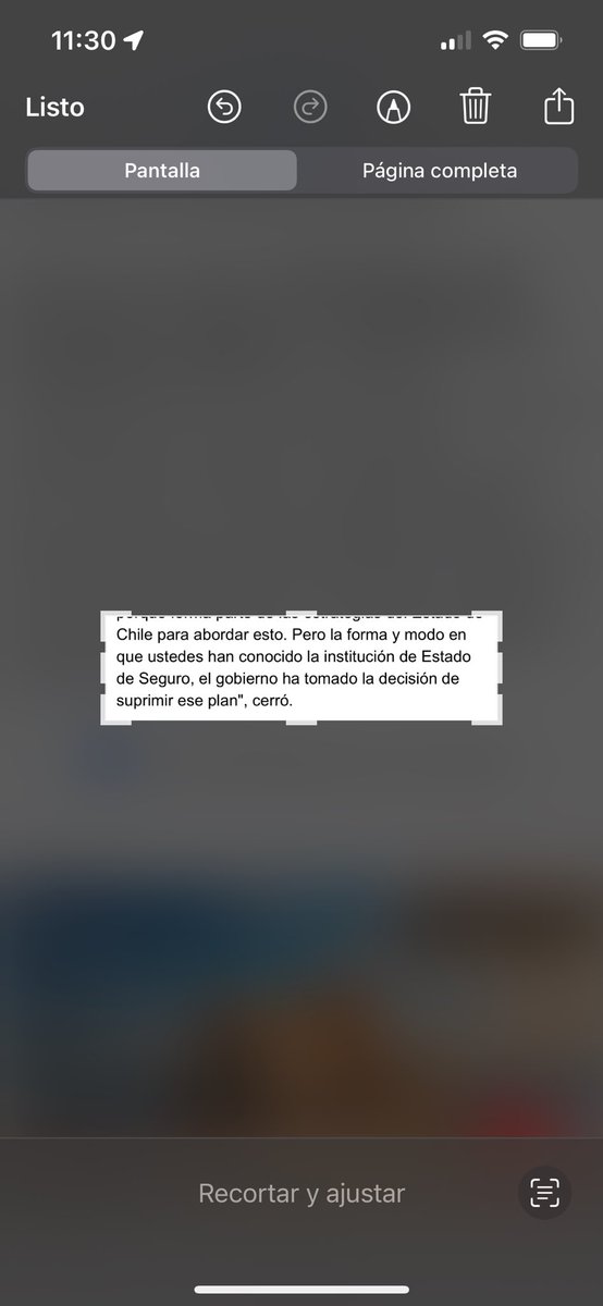 Cierre del discurso hoy del Ministro Cordero, según Emol…no se de quién es el error. ¿Qué es el Estado de Seguro?