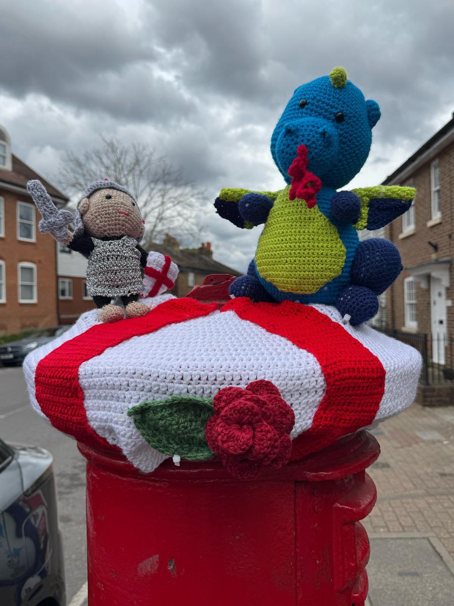 Thames Ditton High Street Retailers' Association (@tdhighstreet) on Twitter photo The TD crafty crochet toppers have done it again - George & the Dragon are crowning the postbox outside Thames Food & Wine <a href="/TDHighStreet/">Thames Ditton High Street Retailers' Association</a> bringing a smile to everyone who posts a letter - in time for St George’s Day April 23.Another good reason to #shoplocal The TD crafty crochet toppers have done it again - George & the Dragon are crowning the postbox outside Thames Food & Wine <a href="/TDHighStreet/">Thames Ditton High Street Retailers' Association</a> bringing a smile to everyone who posts a letter - in time for St George’s Day April 23.Another good reason to #shoplocal