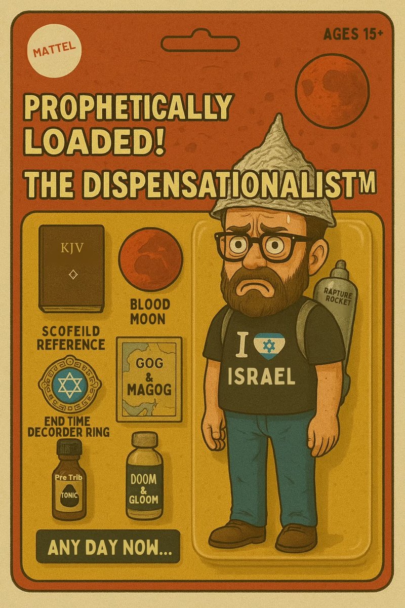 DavidSchrock's tweet photo. @teddysanglo8 @megbasham @Christ_OverAll I am not quite sure, but I suspect it may have something to do with the (b)latent Zionism among Dispensational Christians who make up a large section of evangelicals. https://t.co/LU4erlDEVI