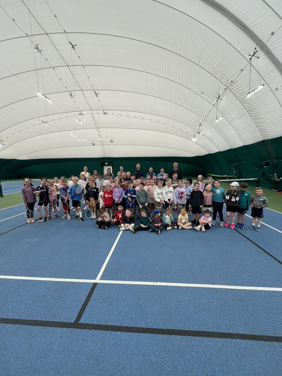 BridgendTennis's tweet image. 🎾Day 1 of Easter Camps

👩🏾‍🤝‍👩🏼59 children

🔵9 U5’s
🔴25 U8’s
🟠13 U10’s
🟢12 U12’s

🎾Developing good FUNdamentals

🤪Making TENNIS friends

ℹ️Book a space below:

bridgendtennisclub.com/pages/eventlis…

#CommunityClub #awardwinning #easteractivitiesforkids #tenniscoaching #holidaycampsforkids