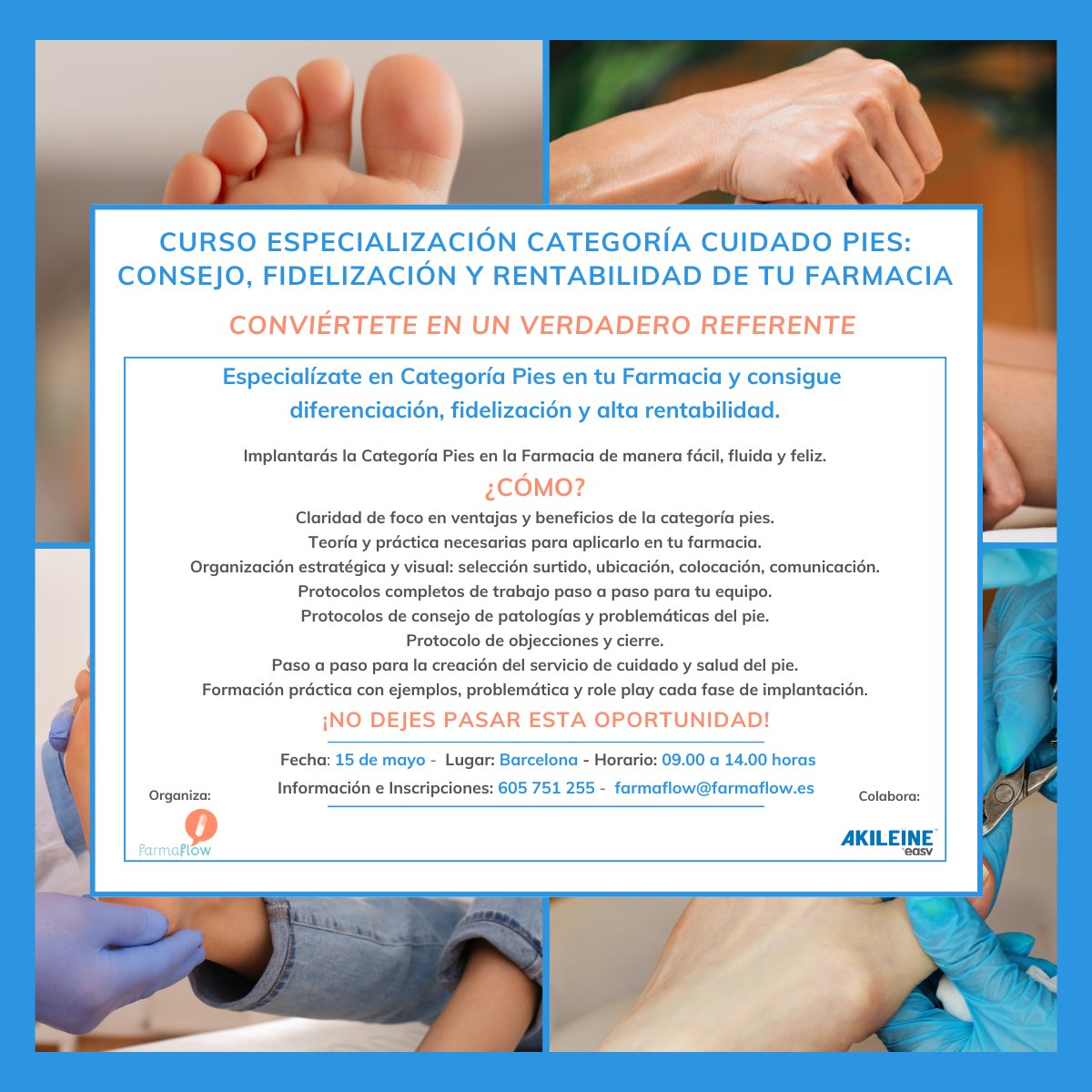 Haz rentable la categoría pies y conviertete en referente con el Curso Categoría Pies: Consejo, Fidelización y Rentabilidad para tu Farmacia- mailchi.mp/a84fa2283992/h…
