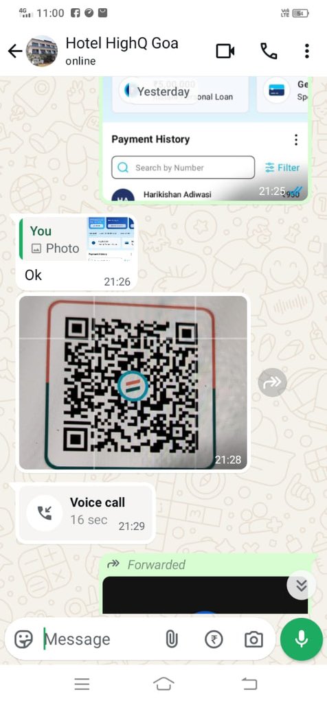 Gingebr0's tweet photo. Scammed during hotel booking in Goa. Hotel name- Baga HighQ Goa Paid money, no confirmation, now number unreachable. Details below. Beware! @Cyberdost @TourismGoa @Goa_Police @SPCyberGoa 

He goes by the name Harikishan Adiwasi or Raval Dalpatbhai Kacharabhai! Sharing pics. https://t.co/QOzTdN62Bk