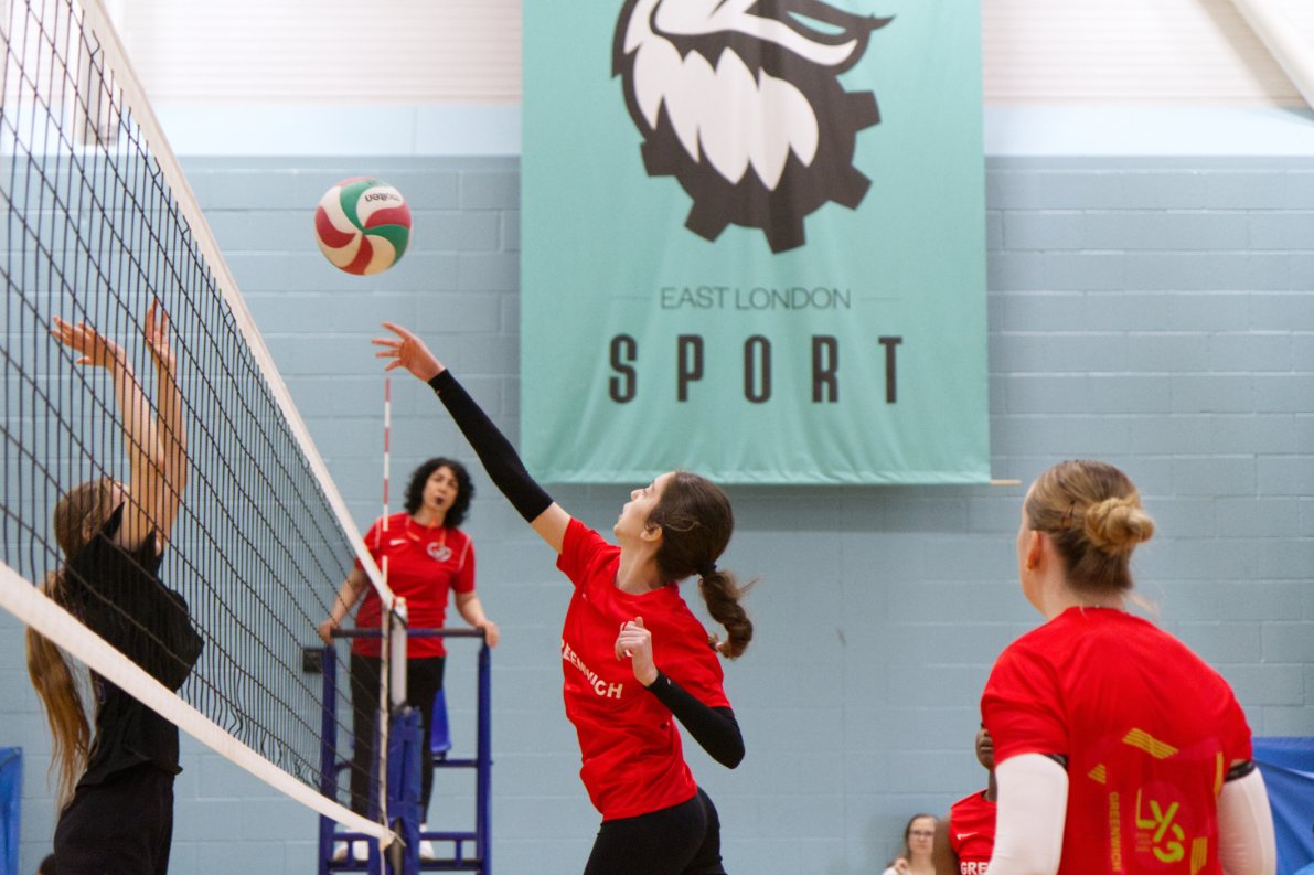 Hundreds of young athletes from across London came together at @uelsportsdock last weekend for two action-packed days of volleyball, competing for a place in the London Youth Games Finals Festival.

Over 500 young people representing 26 boroughs took part in the volleyball