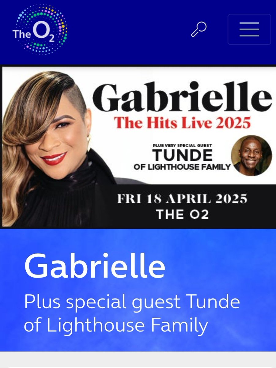 Excitedly looking forward to watching <a href="/GabrielleUk/">Gabrielle</a> <a href="/Tunde_Baiyewu/">Tunde Baiyewu</a> <a href="/TheO2/">The O2</a> thanks <a href="/AudiUK/">Audi UK</a> simply one of the best Loyalty Programmes I have ever encountered 🇬🇧👏