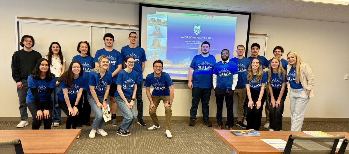 Today we held our pre-departure meeting for 19 of our SLU LAW Summer Law Program in Madrid students! We are proud and excited for our students to immerse themselves in international and comparative law courses, Spanish culture, and European law practice.
