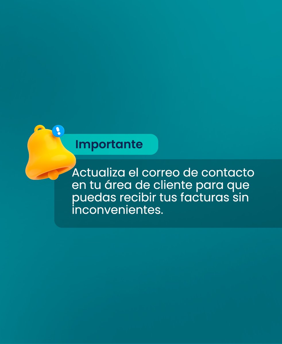 📢 A partir de mayo, comenzamos a emitir facturación digital. En cumplimiento con la normativa del SENIAT, nuestras facturas serán enviadas directamente a tu correo electrónico y tendrán pleno valor fiscal 
⚠️ Verifica que tu correo esté actualizado y activo.
#FacturaciónDigital