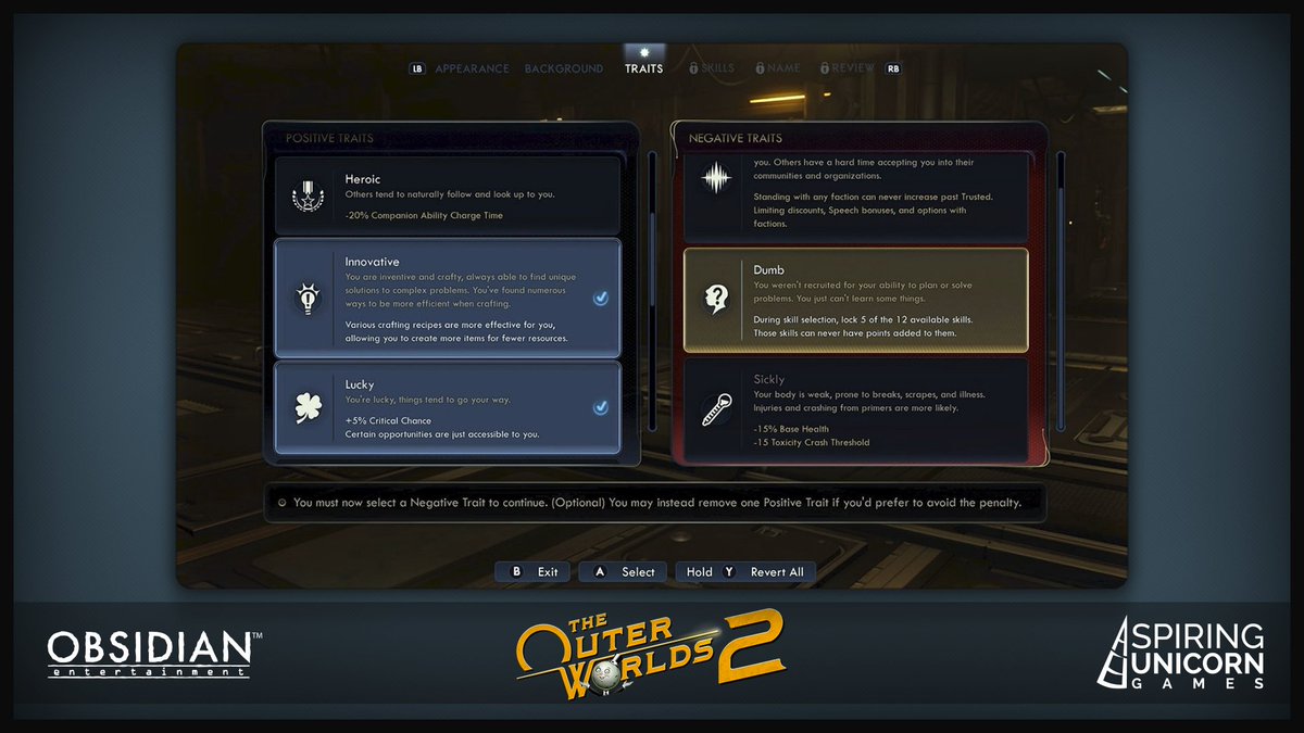 AspiringUGames's tweet photo. "Mapping [Perks] out seems intuitive as well since the requirements are shown off the bat and icons in the menu help"

We're glad you like our work on #TheOuterWorlds2, @IGN! We're honored to craft the UI alongside @Obsidian to create something incredible! https://t.co/0PlkrArpoZ