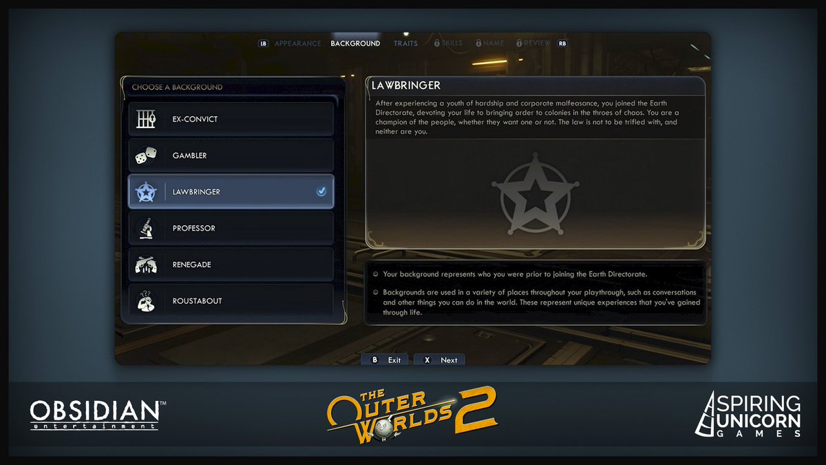 AspiringUGames's tweet photo. "Mapping [Perks] out seems intuitive as well since the requirements are shown off the bat and icons in the menu help"

We're glad you like our work on #TheOuterWorlds2, @IGN! We're honored to craft the UI alongside @Obsidian to create something incredible! https://t.co/0PlkrArpoZ