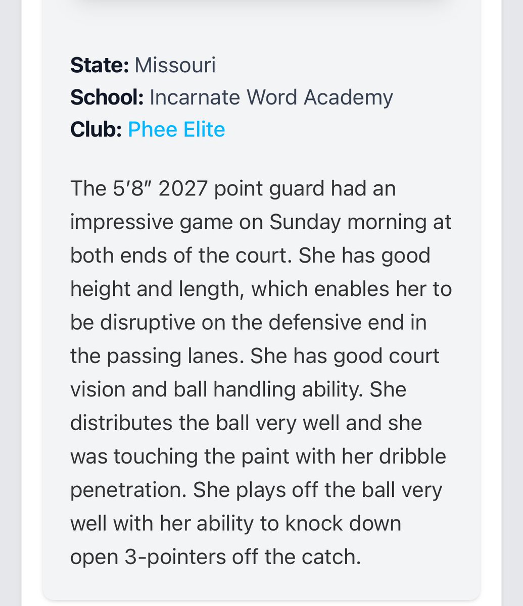 Thank you! <a href="/PGHMissouri/">Prep Girls Hoops Missouri</a> <a href="/MrsBaller_3/">Aqua Bradley</a> <a href="/PheeElite/">Napheesa Collier Elite</a>