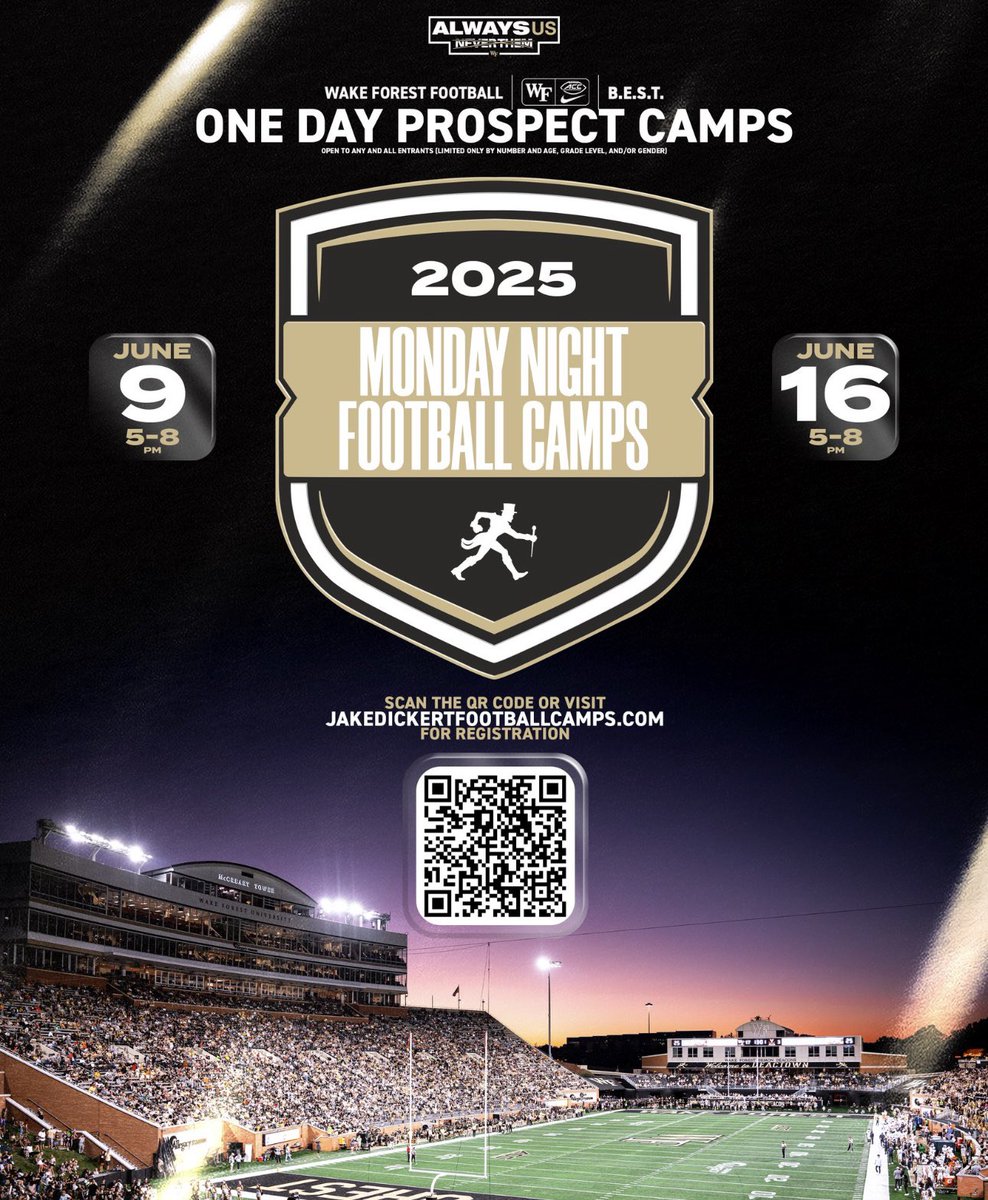 Trevor Tonon 2028 LB/RB (@trevortonon) on Twitter photo Thanks for the invite to camp, <a href="/Tanner_Powers_/">Tanner Powers</a>! I'm really looking forward to it this summer! <a href="/WakeFB/">Wake Forest Football</a> <a href="/PSIronHorseFB/">Philip Simmons Iron Horse Football</a> Thanks for the invite to camp, <a href="/Tanner_Powers_/">Tanner Powers</a>! I'm really looking forward to it this summer! <a href="/WakeFB/">Wake Forest Football</a> <a href="/PSIronHorseFB/">Philip Simmons Iron Horse Football</a>