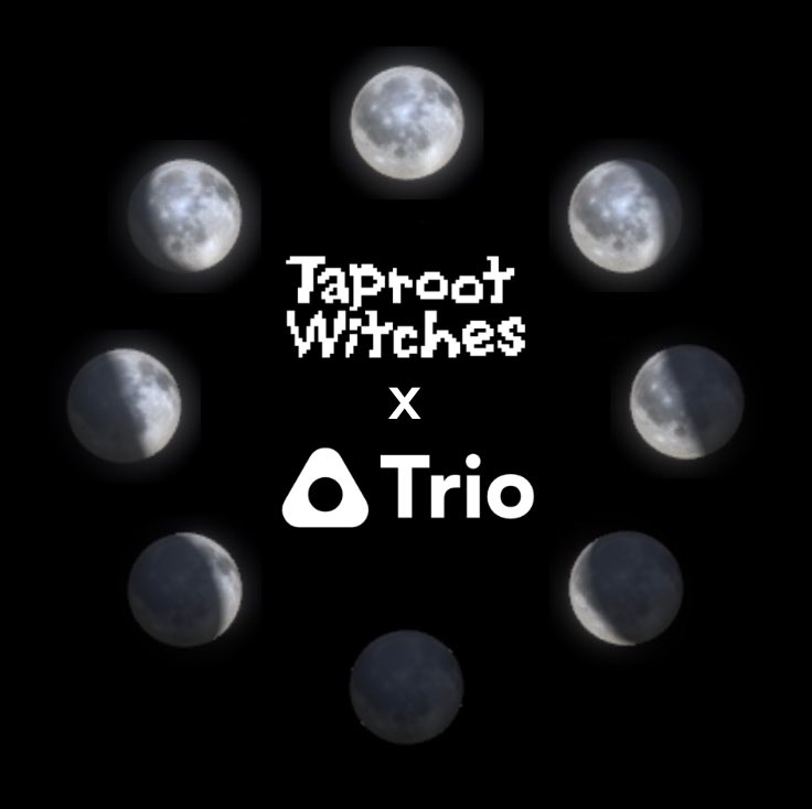 Are YOU a WITCH? 🫵 🧙‍♀️

If not, there’s still a little time to join us and get MOONSTONED.

Tonight we steal the Moon! 🌕
(Mempool please be nice🤞)

Thank You to <a href="/trio_xyz/">Trio</a>, <a href="/ordinalsbot/">OrdinalsBot ⚡</a> and <a href="/LunaticsBTC/">Lunatics</a> team for helping us bring the Moonstones to life.

ART ON BITCOIN IS NOT