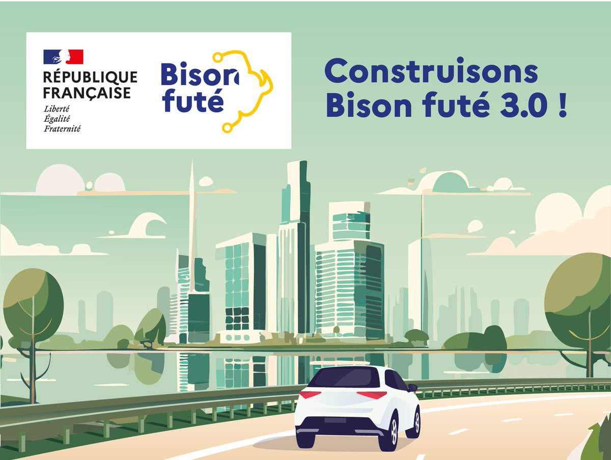 BisonFute_MT's tweet image. ℹ️🗨️#Information #Enquête 
Notre consultation dans le cadre de la #refonte de Bison futé est toujours en ligne !
Donnez votre avis en répondant à notre questionnaire en ligne en quelques minutes.
Votre contribution est essentielle. Merci !
Participez➡️t.ly/oy1Xf🛣️🚗