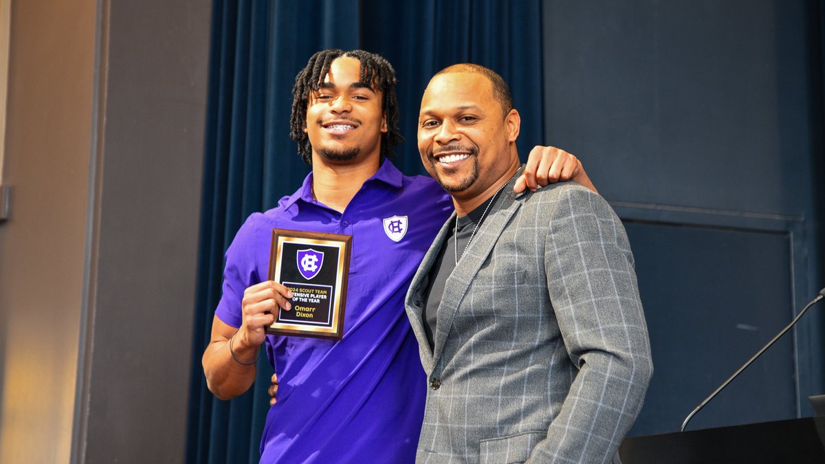 Holy Cross Football (@hcrossfb) on Twitter photo Scout Team Defensive Player of the Year π <a href="/OmarrDixonOD/">Omarr Dixon</a>
Outstanding Defensive Scout Team Player that has persevered with great emotion and total selflessness in pursuit of team excellence.
#GoCrossGo Scout Team Defensive Player of the Year π <a href="/OmarrDixonOD/">Omarr Dixon</a>
Outstanding Defensive Scout Team Player that has persevered with great emotion and total selflessness in pursuit of team excellence.
#GoCrossGo