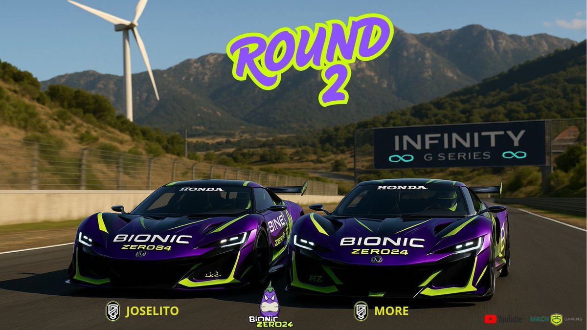 BIONIC Zero 24 (@bioniczero24) on Twitter photo Hoy la otra mitad del equipo debuta <a href="/BZ24_Joselito75/">Bz24_Joselito75</a> y <a href="/BZ24_MoRe_/">_MoReNOoO_</a> intentarán mejorar el resultado de la semana pasada en las <a href="/InfinityGSeries/">Infinity GSeries</a>
🎤 <a href="/BZ24_Aitormenta/">Aitor Ruiz Rodriguez</a> estará en los pits
No os lo perdáis
<a href="/BZ24_Joselito75/">Bz24_Joselito75</a> llevará las estrategias de carrera
A dar espectáculo Hoy la otra mitad del equipo debuta <a href="/BZ24_Joselito75/">Bz24_Joselito75</a> y <a href="/BZ24_MoRe_/">_MoReNOoO_</a> intentarán mejorar el resultado de la semana pasada en las <a href="/InfinityGSeries/">Infinity GSeries</a>
🎤 <a href="/BZ24_Aitormenta/">Aitor Ruiz Rodriguez</a> estará en los pits
No os lo perdáis
<a href="/BZ24_Joselito75/">Bz24_Joselito75</a> llevará las estrategias de carrera
A dar espectáculo