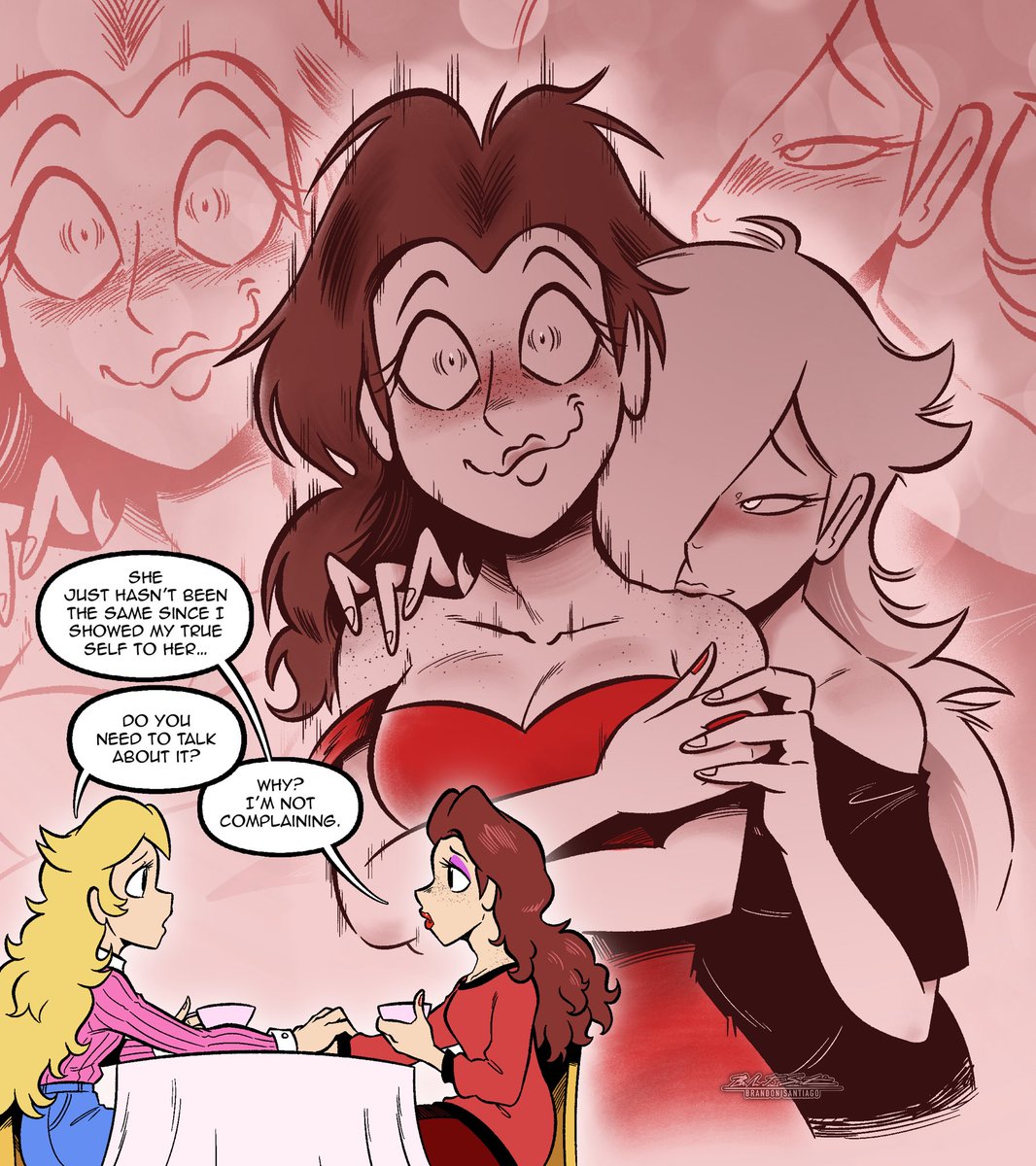 4BrandonJS4's tweet photo. Pauline talks to Peach about Rosalina 🩵❤️ https://t.co/cTWpkGBVBz