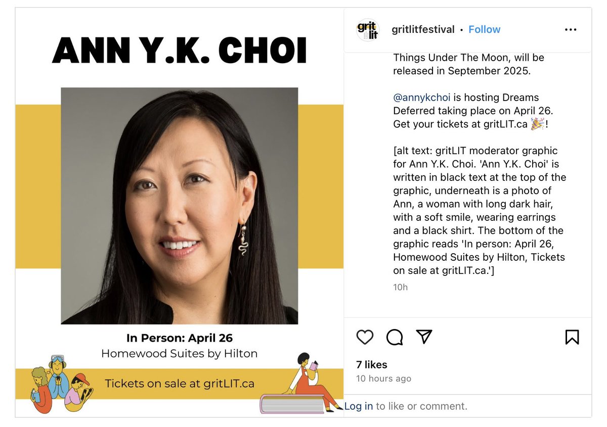 Join us at gritLIT in Hamilton, ON! April 23-27, 2025 gritlit.ca