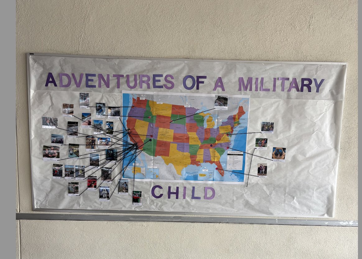 April is the Month of the Military Child. Stuart Mesa students are celebrating with dress-up days, creating dandelion bookmarks, and sharing their family adventures across the United States.