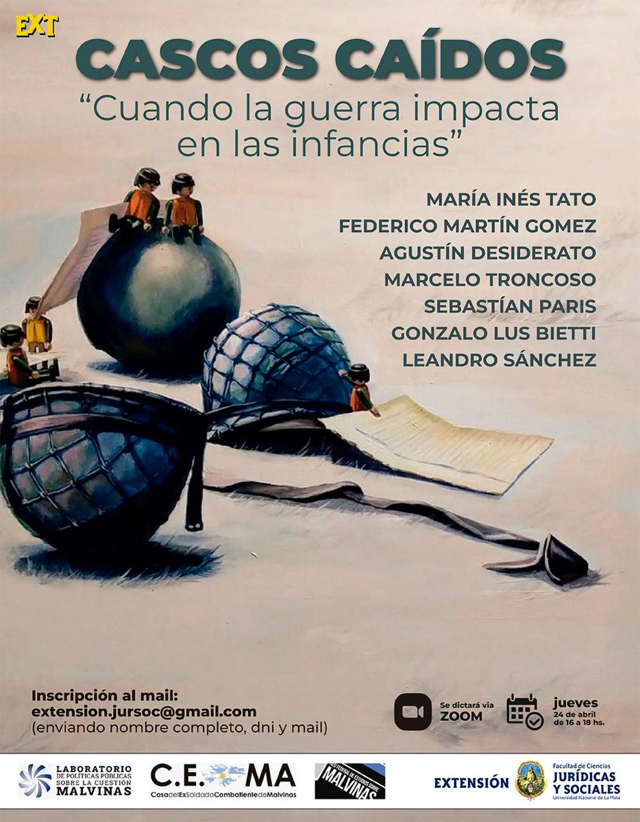 MariaInesTato's tweet photo. El 24 de abril tendré el gusto de participar en esta actividad organizada por @Lab_Malvinas de la @unlp, conversando sobre la presencia de la cuestión Malvinas en publicaciones periódicas infantiles antes de la guerra.

Más info
👇🏻 https://t.co/mt8DLPmThJ