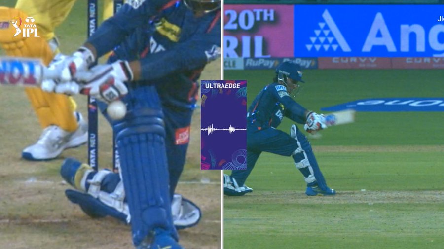 - Dhoni give out despite spike
- Badoni given not out with similar spike

And people still think CSK fix matches.

#CSKvLSG #LSGvCSK #CSKvLSG