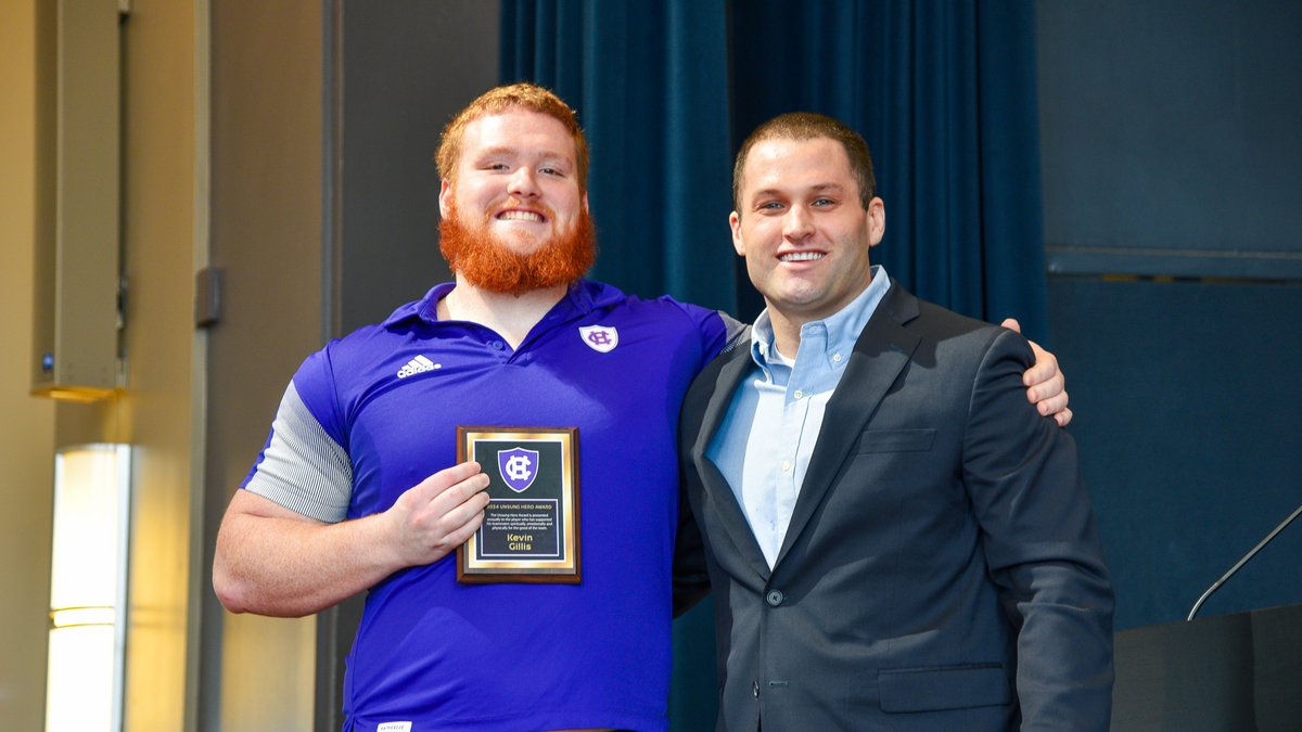 Holy Cross Football (@hcrossfb) on Twitter photo Unsung Hero Award ๐ <a href="/KevinGillisJr1/">Kevin Gillis Jr</a>
Presented annually to the player who has supported the squad spiritually, emotionally and physically for the good of the team.
#GoCrossGo Unsung Hero Award ๐ <a href="/KevinGillisJr1/">Kevin Gillis Jr</a>
Presented annually to the player who has supported the squad spiritually, emotionally and physically for the good of the team.
#GoCrossGo