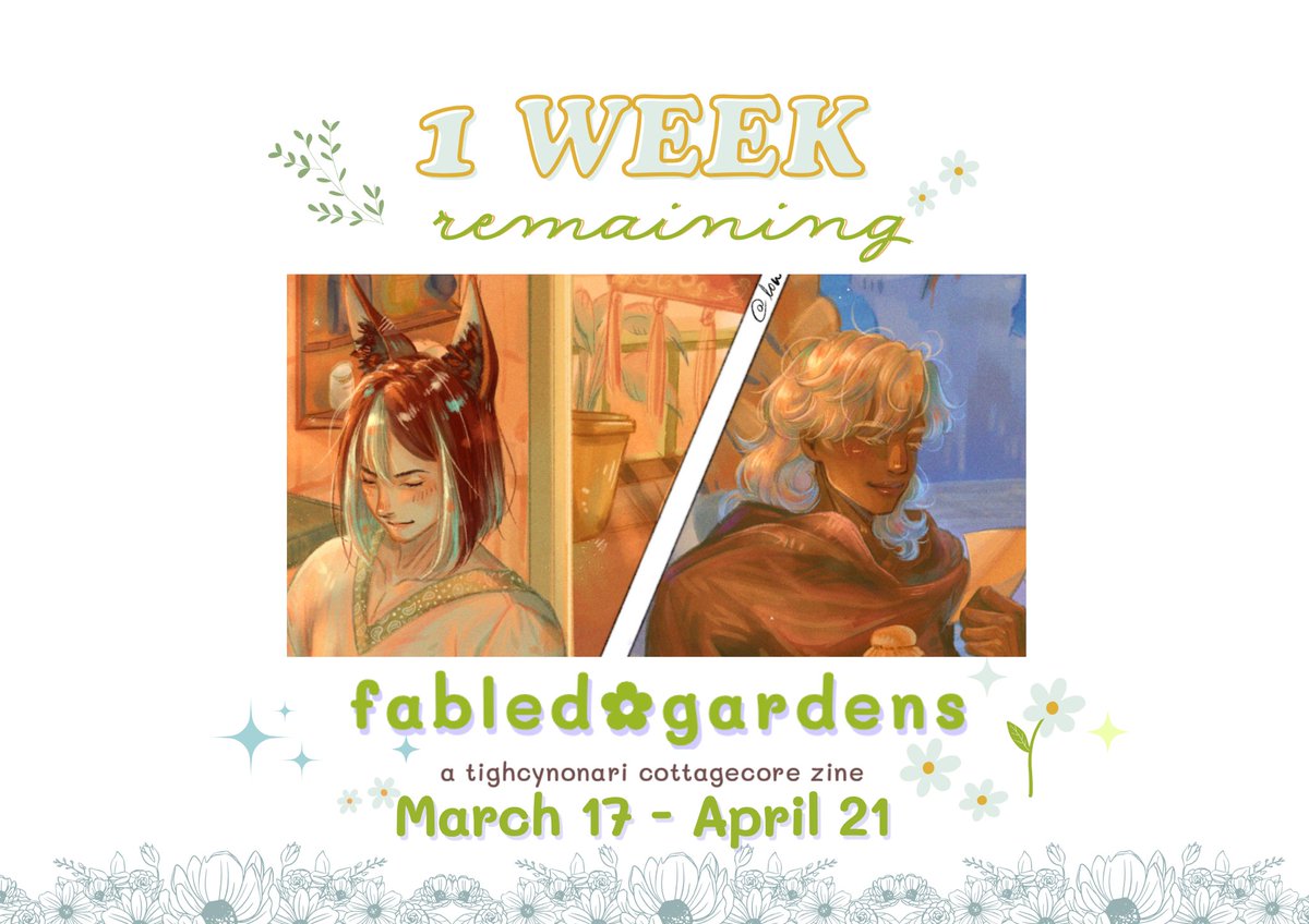 🌿fabled gardens 🍂tighcynonari cottagecore zine tweet media