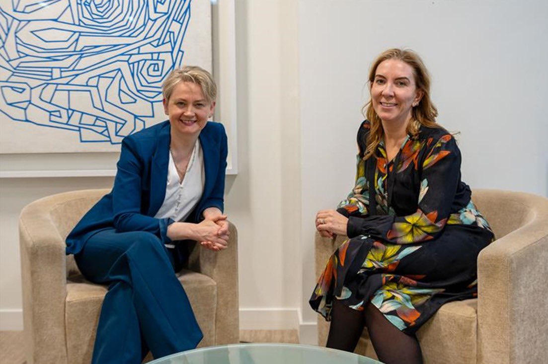 Yvette Cooper (@yvettecoopermp) on Twitter photo Delighted to welcome <a href="/AntoniaRomeoUK/">Antonia Romeo</a> to the Home Office as our new Permanent Secretary.
She brings extensive leadership experience from across government to this crucial role. I look forward to working with her to deliver the government’s Plan for Change. Delighted to welcome <a href="/AntoniaRomeoUK/">Antonia Romeo</a> to the Home Office as our new Permanent Secretary.
She brings extensive leadership experience from across government to this crucial role. I look forward to working with her to deliver the government’s Plan for Change.
