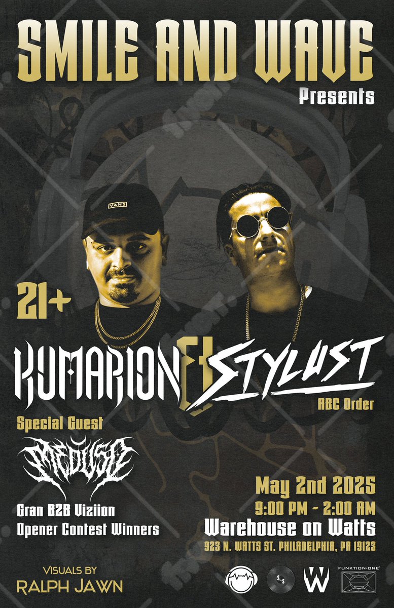 We’re excited to introduce our first headliner, Kumarion. Hailing from Seattle, Kumarion blends his Arabic heritage with the raw energy of the Pacific NW, creating a unique fusion of aggressive and harmonious drum and bass. Don’t miss out and get your tickets NOW! See u there! 🫡