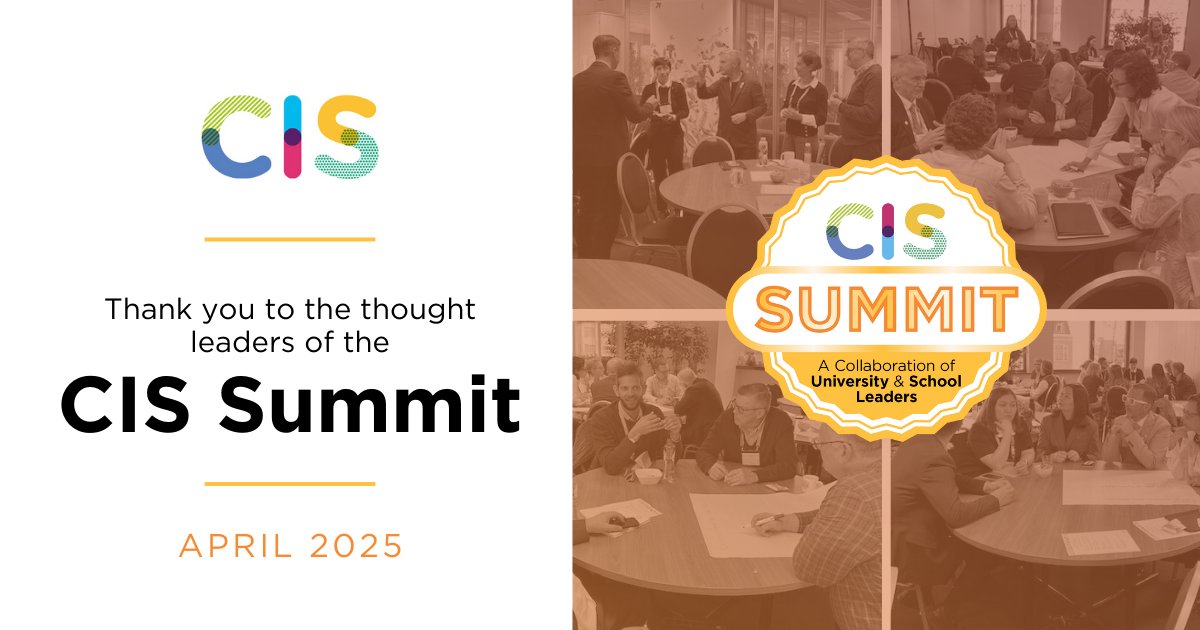 CISEducation's tweet image. Thank you to the 29 school & university leaders & 11 supporting members for their valuable contributions to the CIS Summit. We discussed the great progress the working groups have made over the last year, challenges & opportunities & how we can continue to problem-solve together.
