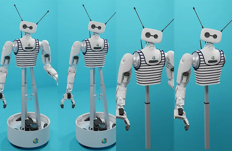 Huggingface buys Pollen Robotics and plans to sell its Reachy 2 humanoids. This is a really nice robot that's fun to use and very capable, with omni directional base. A good, safe, lightweight humanoid suitable for homes