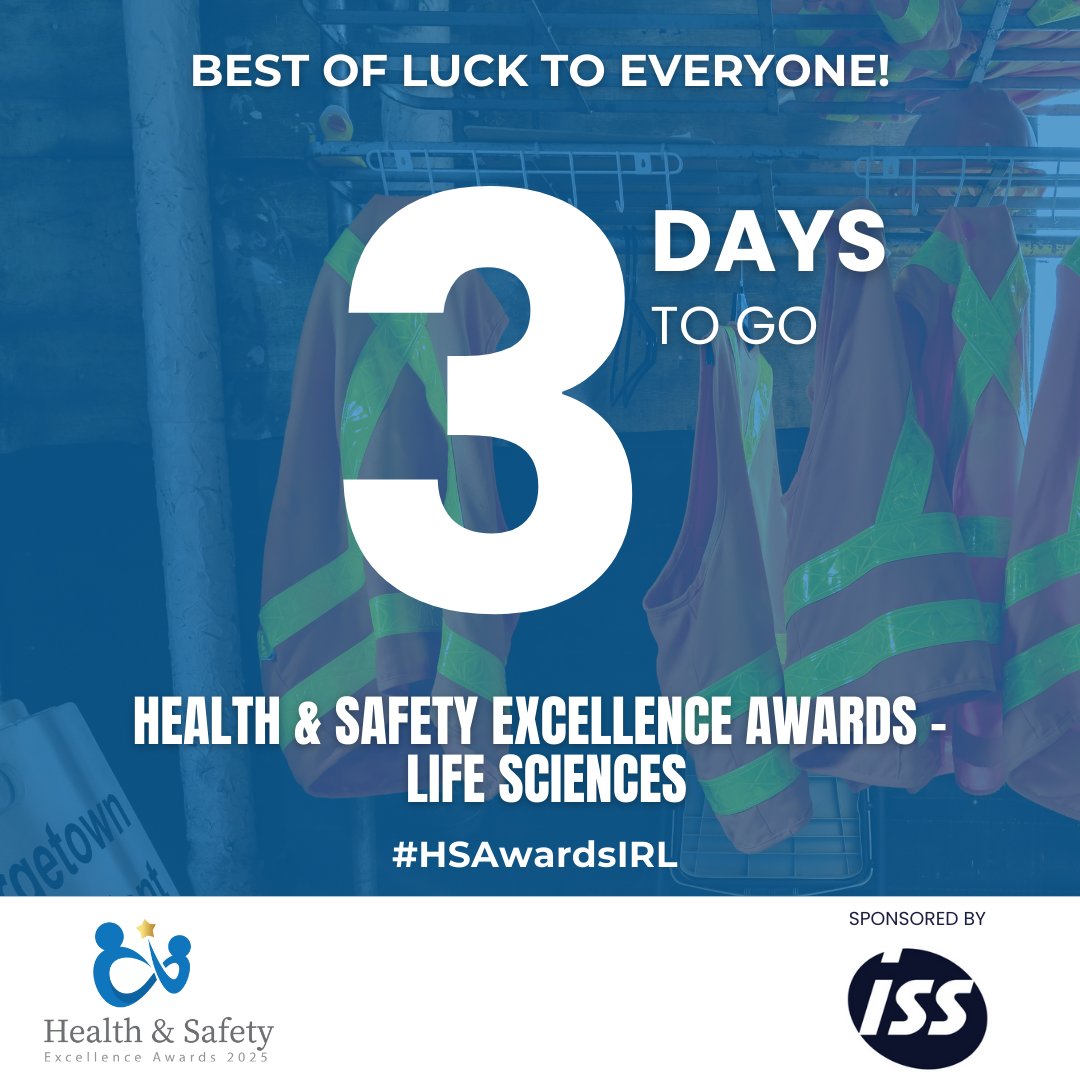 The team at ISS Ireland is excited to discover who will take home the coveted awards at The Health &amp; Safety Excellence Awards on April 17, 2025 at Crowne Plaza Hotel, Santry.

From all of us at ISS Ireland, we look forward to celebrating with you! 🎉

#HSAwardsIRL