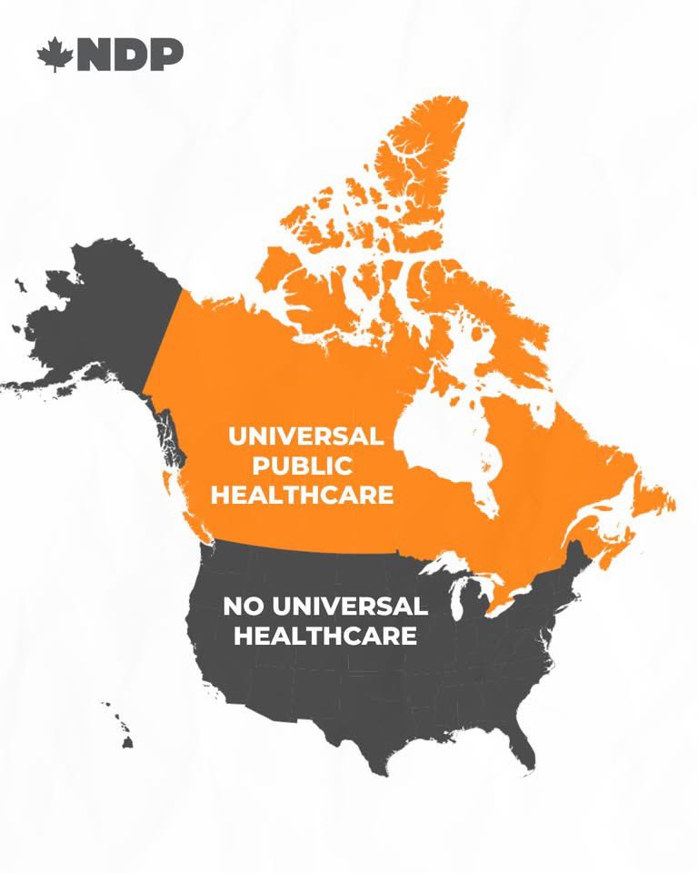 Everything is at stake #Canada we need to fight for what makes us a great country! #CanadaElection2025 #universalhealthcare #canadastrong #unitedwestand
