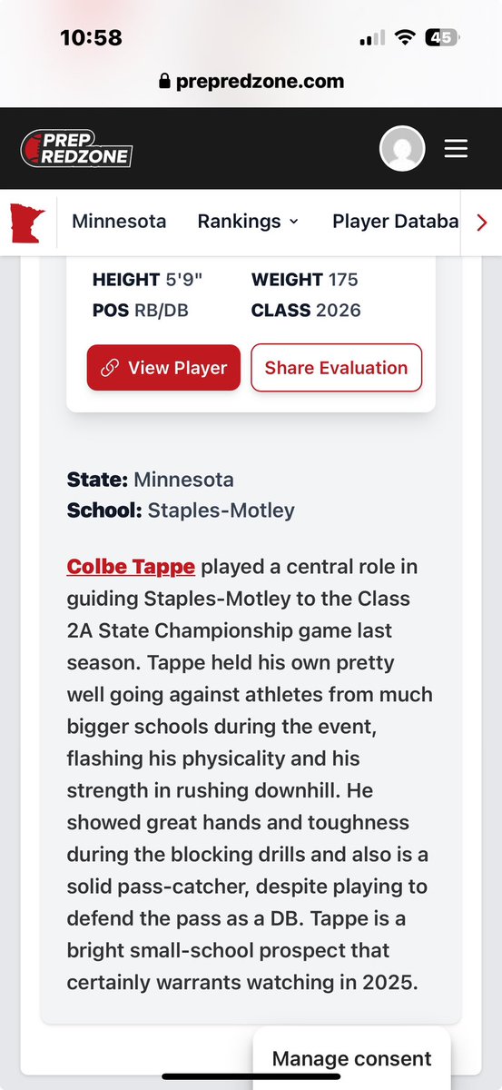 Thank you <a href="/PrepRedzoneMN/">Prep Redzone Minnesota</a> for the write up!