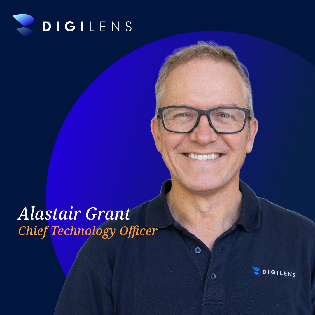 Thrilled to share that Alastair Grant has been promoted to CTO. Alastair’s invaluable contributions &amp; passion for innovation have played a key role in #DigiLens’ success during his 13+ years. We’re excited for the future of our optics/#AR technology under his leadership.
