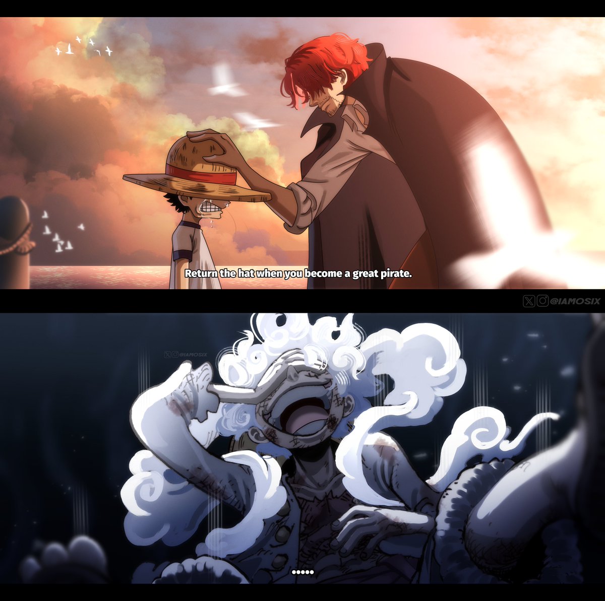 He became a great pirate 🐐

#ONEPIECE