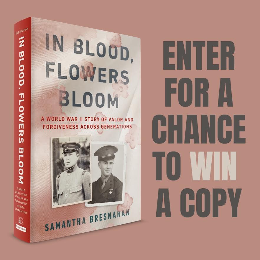 🚨BOOK GIVEAWAY!🚨

REPOST this &amp; FOLLOW for a chance to win a free copy of the latest #WWII release from <a href="/public_affairs/">PublicAffairs</a> — In Blood, Flowers Bloom!

When an American veteran’s family finds a Japanese battle flag among his belongings, they uncover a forgotten chapter of WWII and