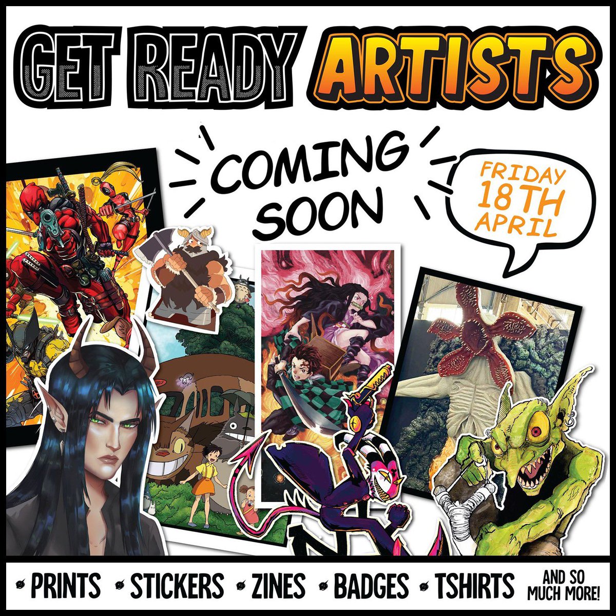 CJBComics's tweet photo. Have you ever wanted to buy #FolkedUp from a physical shop? From this Friday, you can! 

I’m humbled to be a part of Get Ready Artists, a new pop-up shop on Rochester High St. It’s packed with work by so many talented creatives! 

Details on new Insta: https://t.co/qzAk8A4fZ3 https://t.co/jyzfddsUYZ