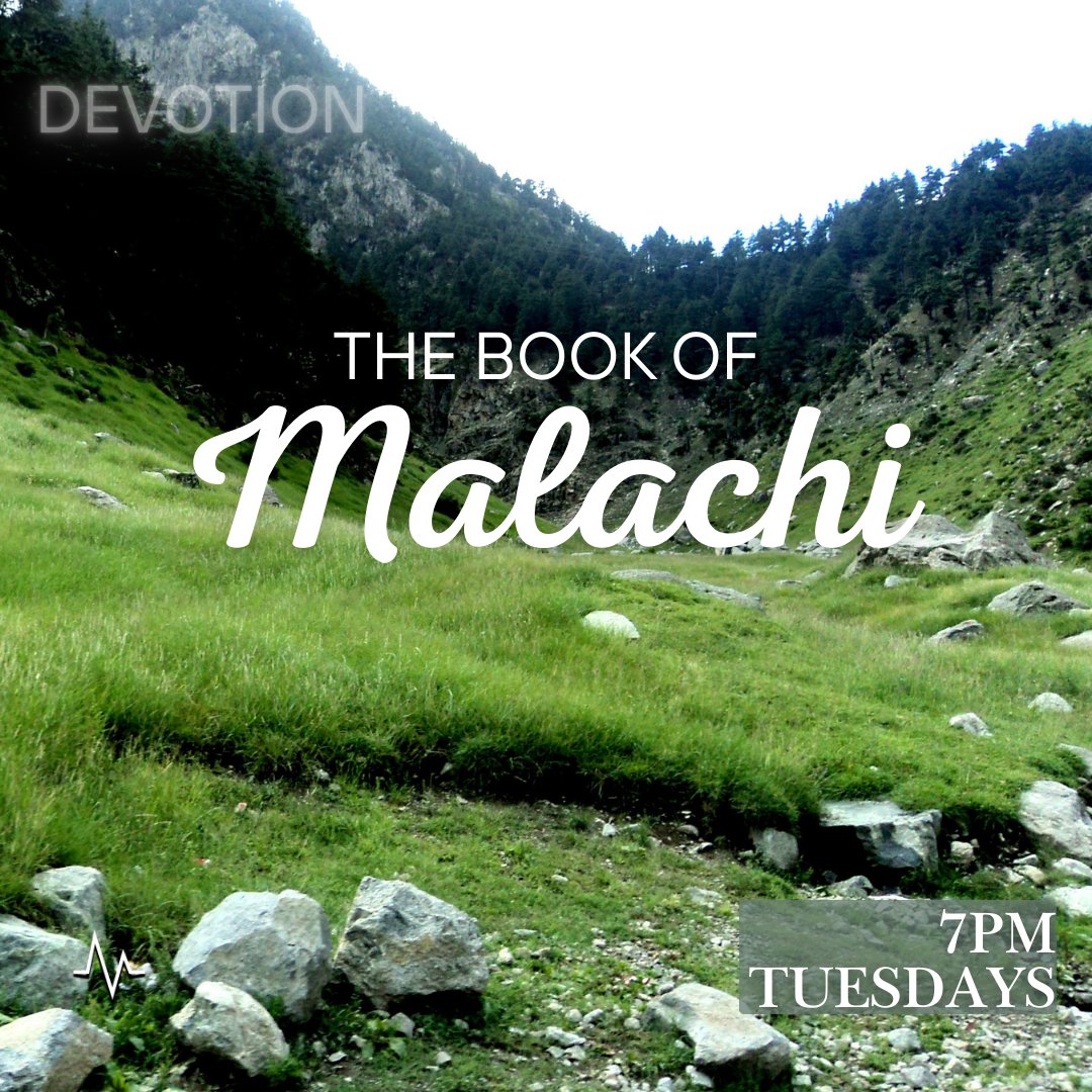 Join us tomorrow to dive back into the Book of Malachi! Tomorrow we get to discuss our devotion to God and why "Giving God your best takes sacrifice"!

I hope to see you all there tomorrow at 7pm!