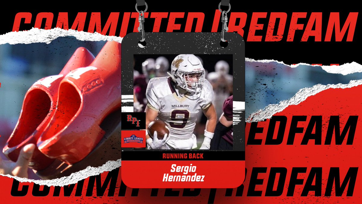 🔴 Welcome to the #REDFAM Class of '29! ⚫️

🖊️: Sergio Hernandez, <a href="/SergioHern9/">Sergio Hernandez</a>
📍: Millbury High School, MA
🏈: Running Back
📚: Business and Management
🔗: hudl.com/video/3/166129…