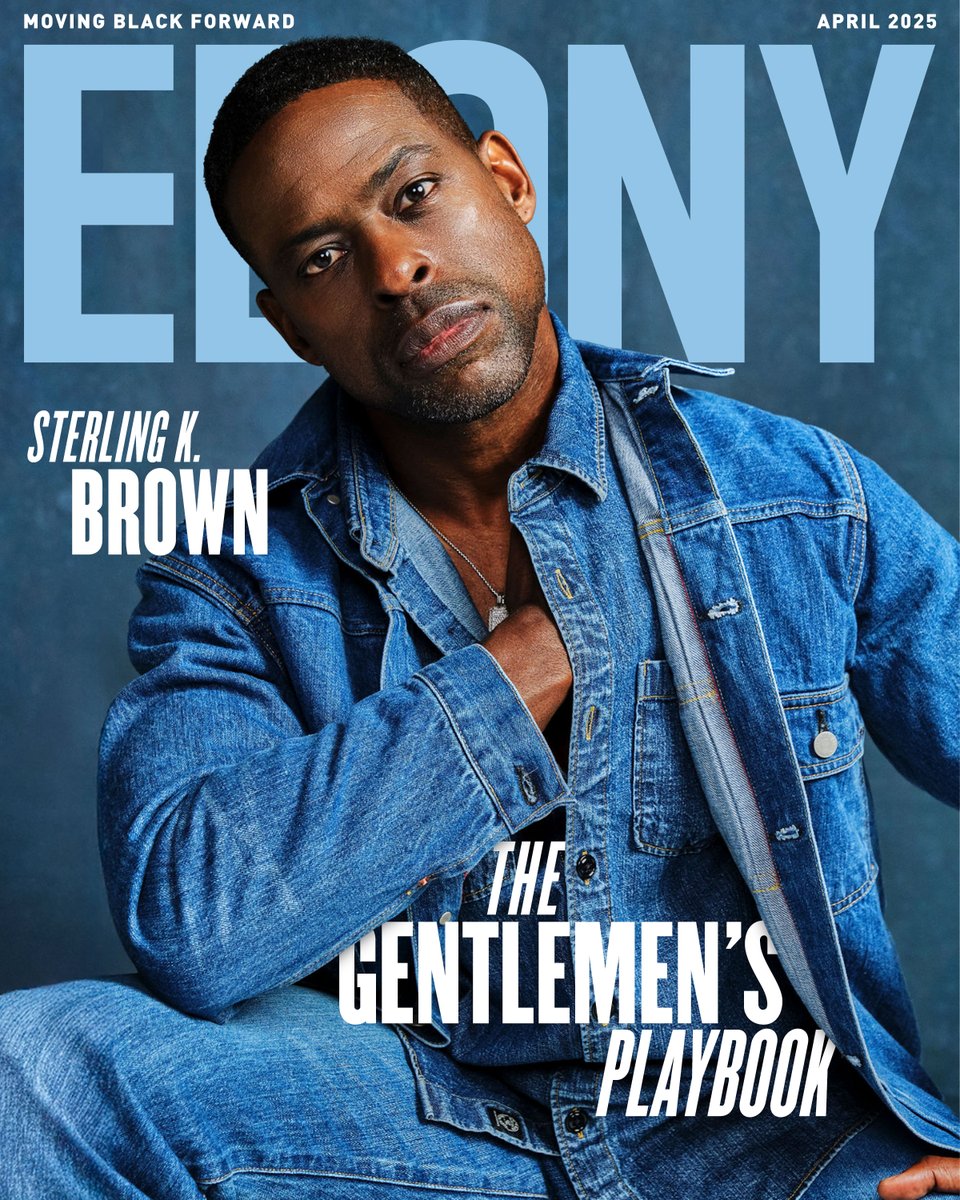 This April, The Gentlemen’s Playbook is led by none other than Sterling K. Brown—our cover star and a masterclass in what it means to show up with purpose.

Dive deeper into The Gentlemen's Playbook: ebony.com/magazine/sterl…