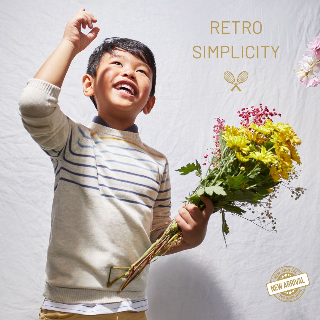 🆕 NEW IN Retro Simplicity 🎾⁣
Línea de ropa clásica donde predominan los tejidos de sarga, lino y algodón en tonos azules y camel combinados con blancos y mostaza.⁣
Tallaje 6 a 36 meses y 3 a 16 años.⁣
⁣
#weRcanada #spring #fashion #kids #modainfantil #retrosimplicity