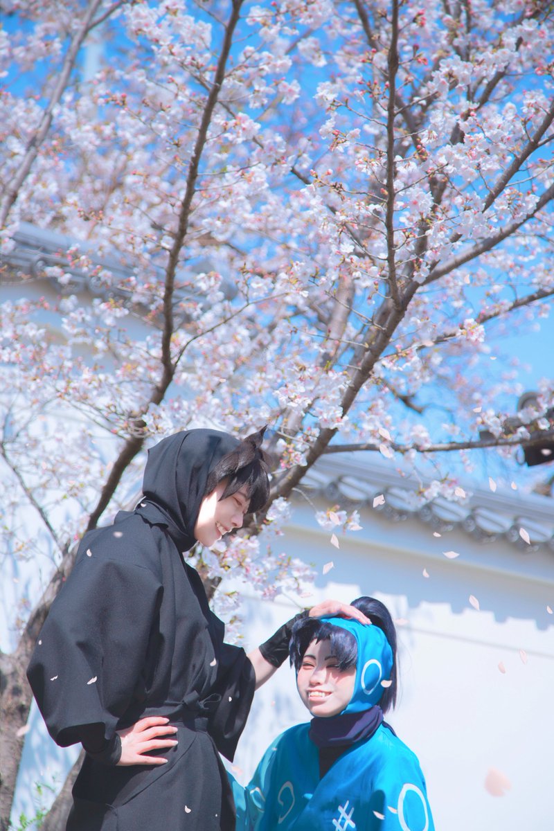 monakage's tweet photo. Cosplay /落乱　摂津のきり丸

土井半助:真井
photo:かこ https://t.co/JpOJ8bAHE9