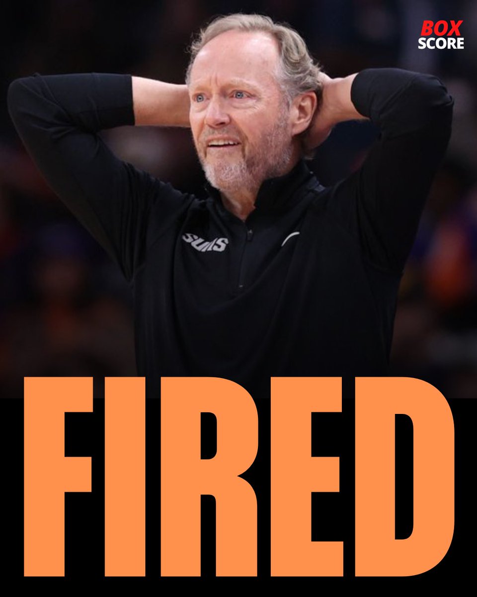 theboxscoreph's tweet photo. BREAKING: The Phoenix Suns have fired coach Mike Budenholzer following the team’s poor performance this season. https://t.co/NdRUM23os1