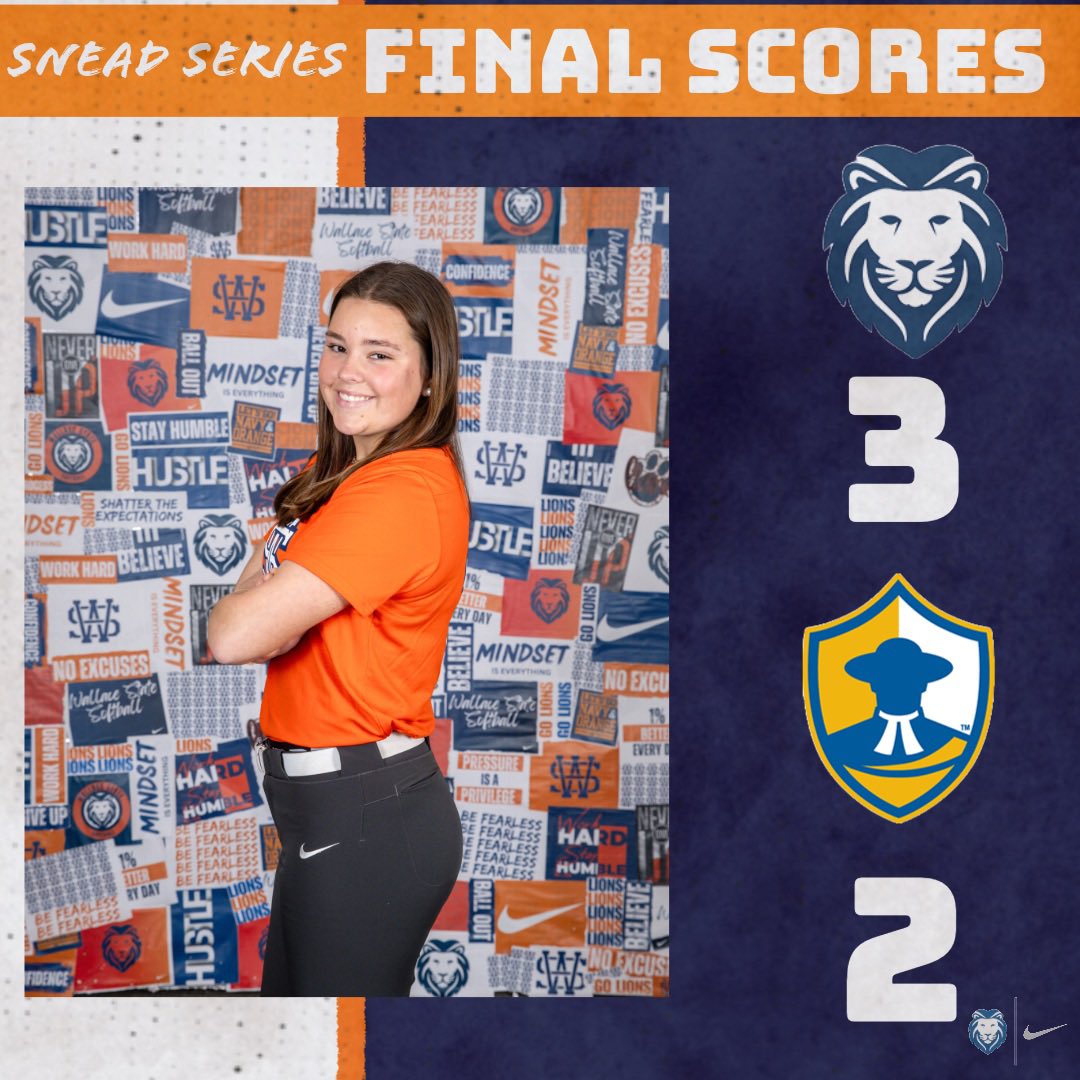 Another series W! #yealions <a href="/WSCCAthletics/">Wallace State Athletics</a>