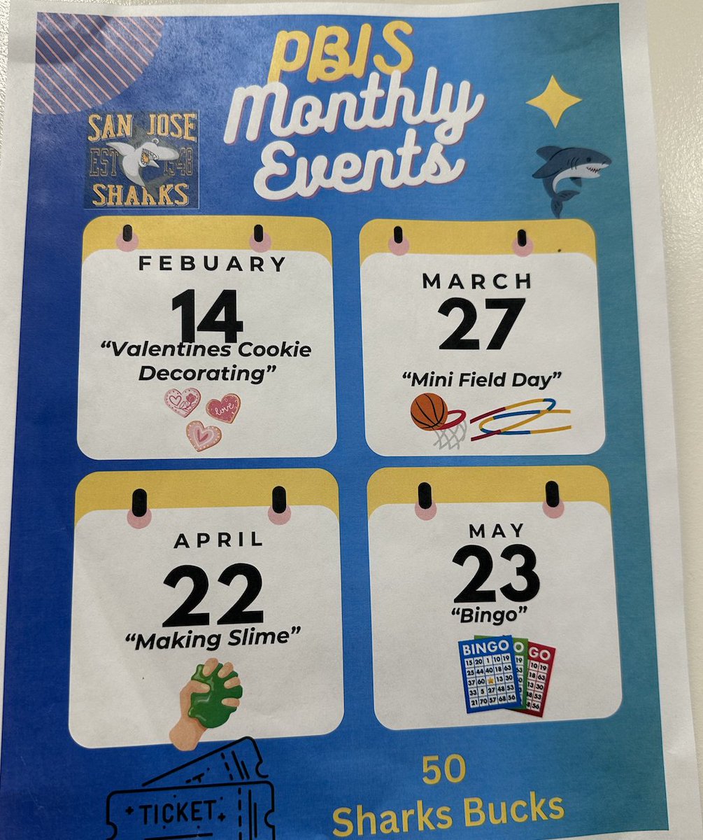 Big smiles at <a href="/SanJosePUSD/">San Jose Elementary</a> ! 🦈 During our PBIS walkthrough, students proudly shared their expectations and showed off their Shark Bucks. 🪙 Excitement is building for the PBIS Store and events! <a href="/2KatShoPUSD/">Dr. Kathrine Shone (She/Her)</a> <a href="/PomonaUnified/">Pomona Unified School District</a> <a href="/PUSDEquityAndPL/">Equity&PL</a> <a href="/pbislacoe/">PBISLACOE</a>