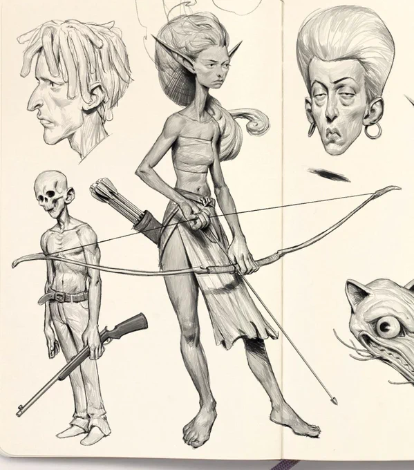 Show me how you draw: Elves! 