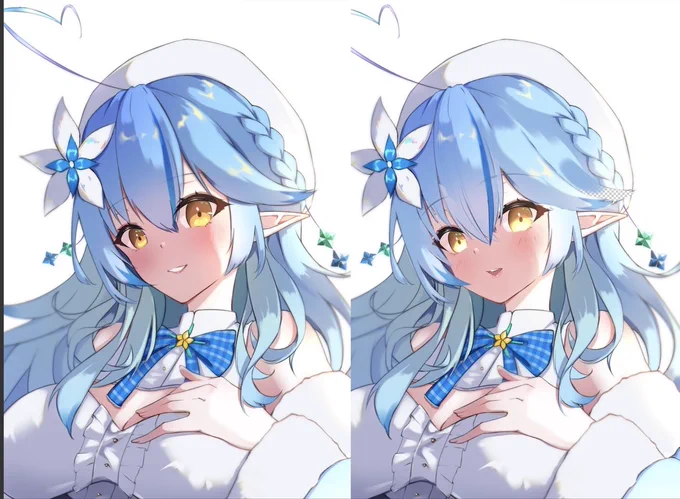 左 去年 右 さっき セルフ添削は定期的にやった方がいいかもしれない