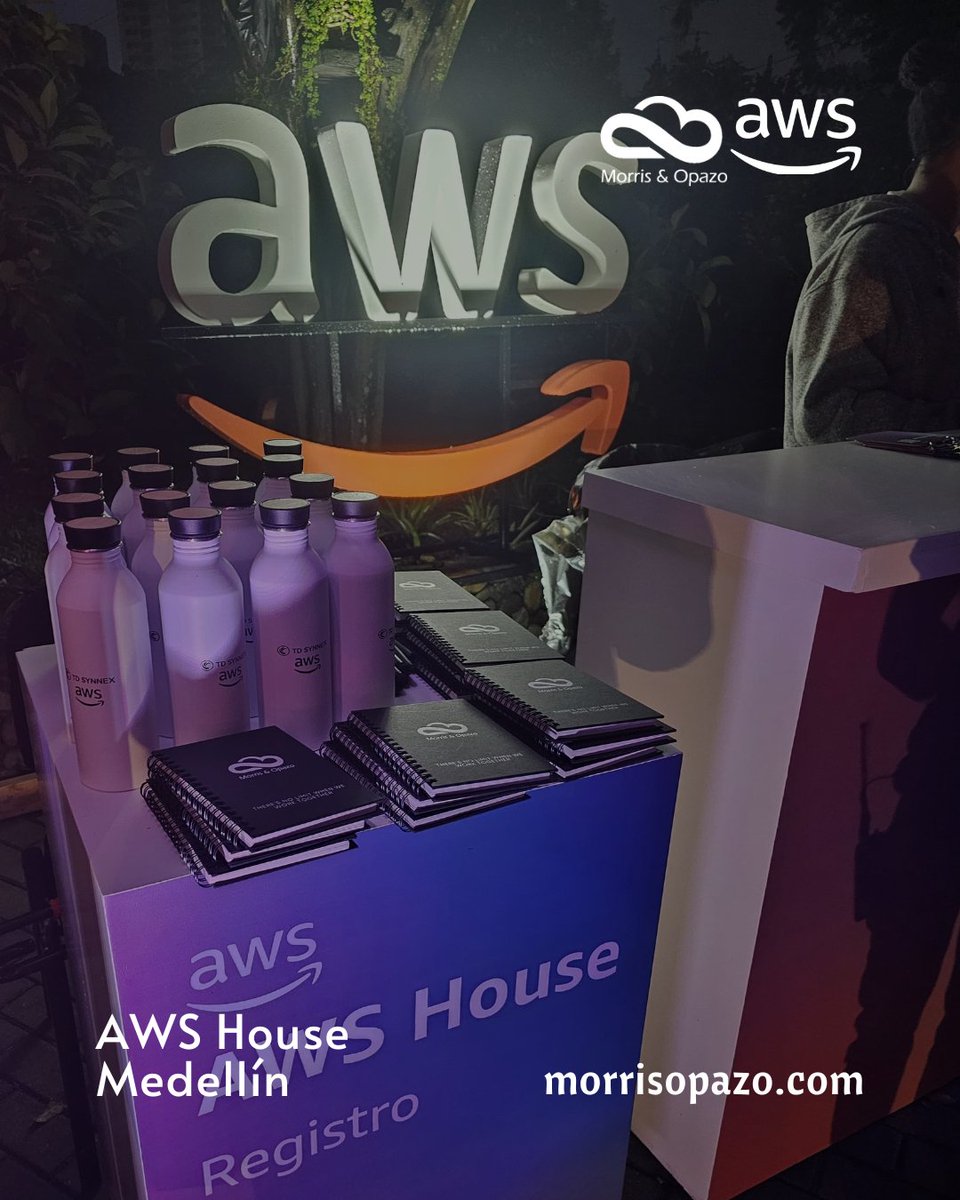 #EnFotos 📷 | Estuvimos presentes en #AWSHouse Medellín 🚀 Nuestro equipo de #Startups, representado por Johanna Abrigo, Danitza Sekul y Pablo Belmar, participó en este increíble espacio creado por #AWS para conectar con la comunidad emprendedora y tecnológica. #MedellínTech