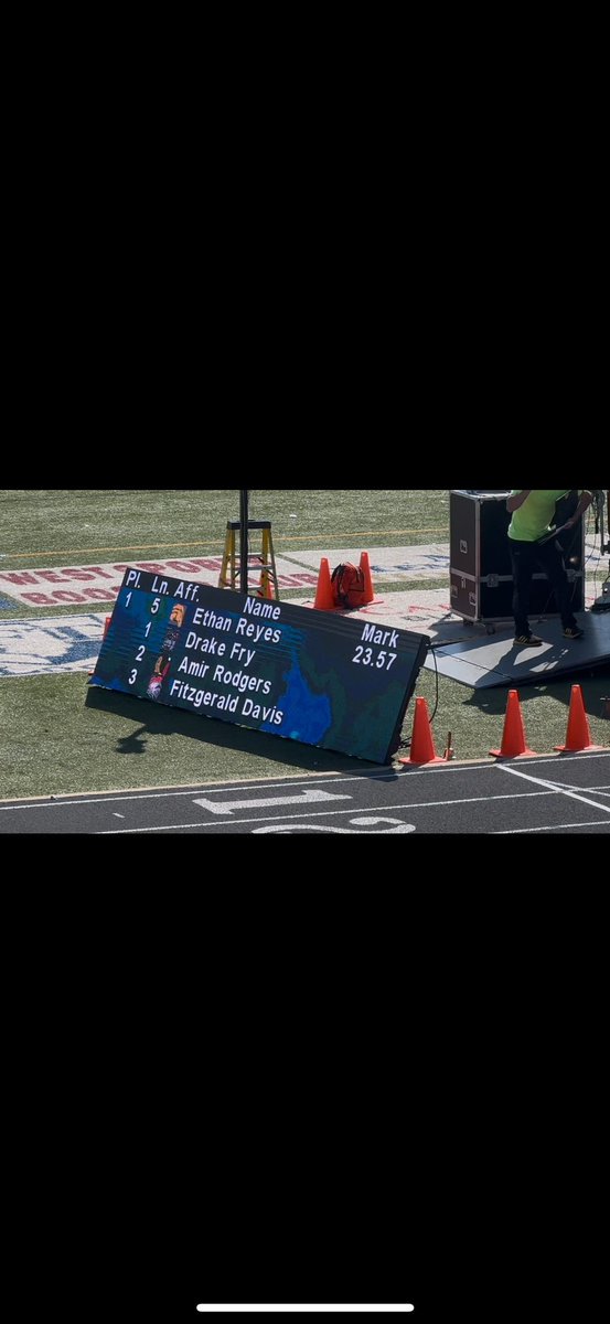 ethan_r013's tweet photo. Had a great time down at the Norm Armstrong Invite in Belleville, IL. Ran the 4x1, 4x2 and 200. Started the outdoor season with a PR of 23.5. https://t.co/IXCbusz67F