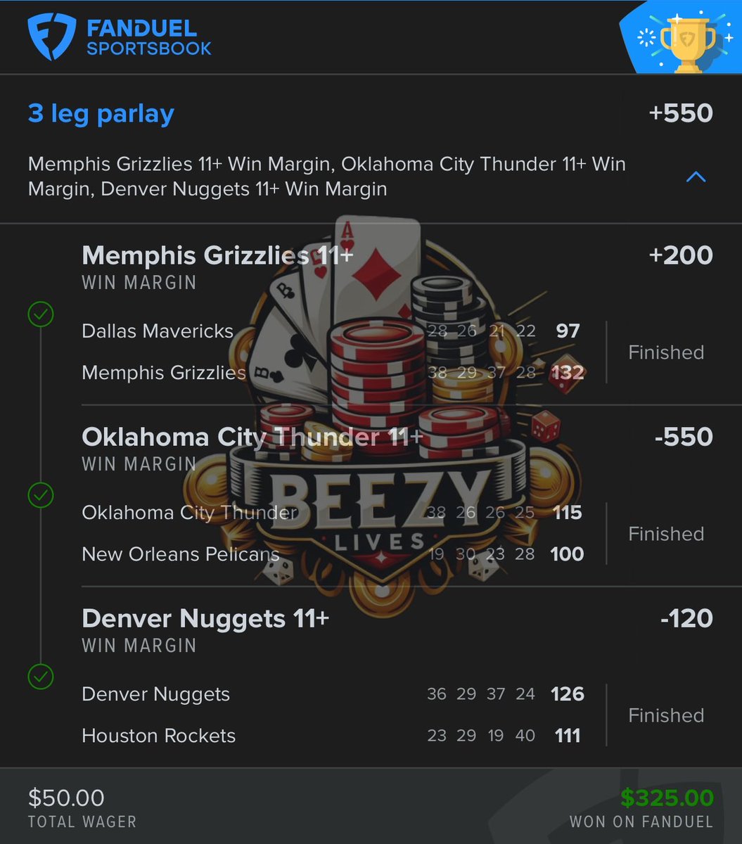 BeezyLives ๐๐จ (@beezylives) on Twitter photo <a href="/BeezyLives/">BeezyLives ๐๐จ</a> caught this 11+ Margin Play yesterday in in the NBA!! Make sure to give him a follow cuz heโs dropping some heat for the playoffs!! LFG!! ๐ฅ๐ฅ๐ฅ #nba #GamblingCommunity #GamblingX #GamblingTwitter #sports #SportsGambling #SportsBettingX #fanduel #viral #share #fyp <a href="/BeezyLives/">BeezyLives ๐๐จ</a> caught this 11+ Margin Play yesterday in in the NBA!! Make sure to give him a follow cuz heโs dropping some heat for the playoffs!! LFG!! ๐ฅ๐ฅ๐ฅ #nba #GamblingCommunity #GamblingX #GamblingTwitter #sports #SportsGambling #SportsBettingX #fanduel #viral #share #fyp
